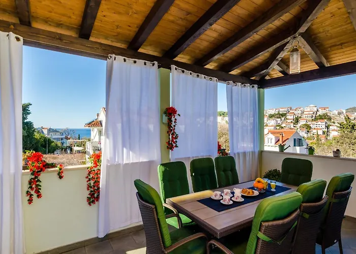 Apartmán Mikica - Four Bedroom Duplex With Terrace And Partial Sea View *